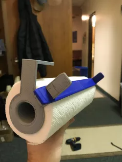 Paper Towel Holder - with support bar