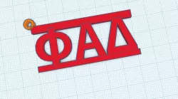 phi alpha delta keychain
