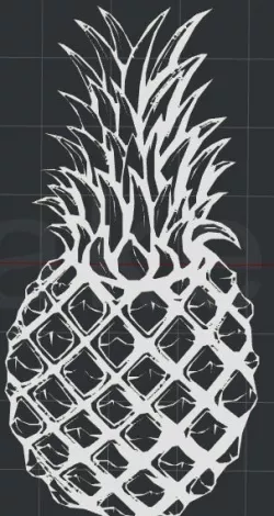 Pineapple 2D Wall Art