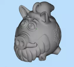Santa pig