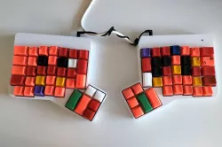 Sculptured Ergodox keycaps