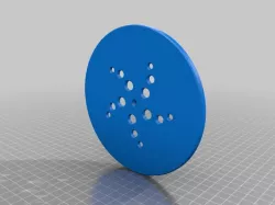 Simple rotating stand for dish (turntable)