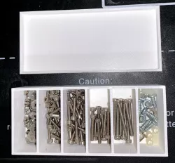 Simple screw organizer / tray