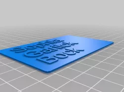 Sophia Garlick Bock - name plate