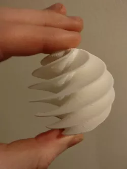 Spiral Sphere Ornament