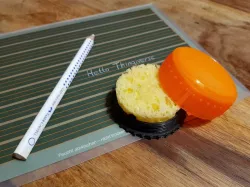 Sponge can for kids blackboard (Schwammdose fuer Kindertafel)