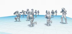 Stormtrooper Battle poses; Pack 1