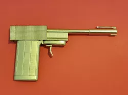 The Golden Gun of Francisco Scaramanga (from James Bond "The Man with the Golden Gun")
