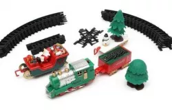 tracks for Christmas trains