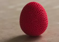 Voronoi Egg Ornament