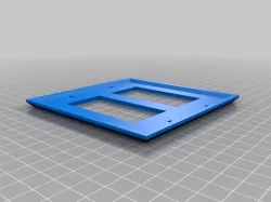 Wall Plate - Double Large Toggle