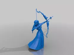 Zelda: Princess Zelda Light Arrow Smash Bros Trophy Clean