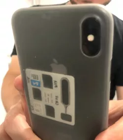 6x Nano SIM plus iPhone ejector pin holder