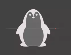BABY Penguin Keychain ornament