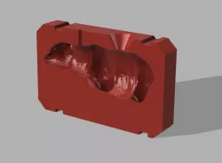 Bear Wax Mold