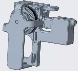 Belted Bowden Extruder with Filament Runout - v1