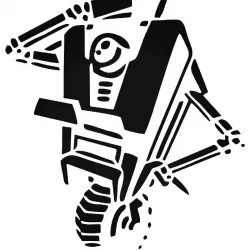 Borderlands Claptrap stencil