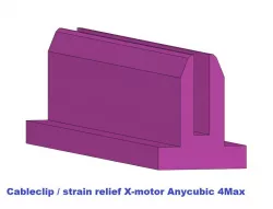 cableclip /strain relief X-motor 4MAX