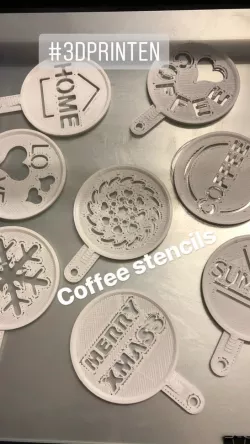 coffee stencils