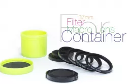 Container for lens and filters 