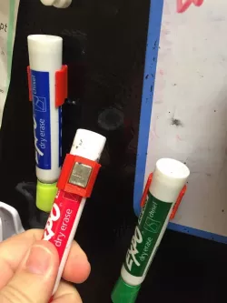 Dry Erase Marker Magnet Holder