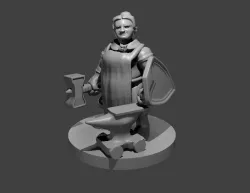 Female Dwarven Blacksmith