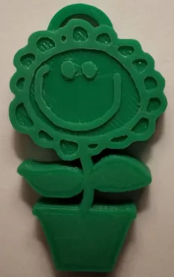 Flower keychain