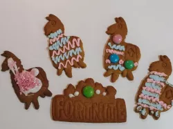 Fortnite ginger bread cookie cutter