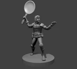 Frying Pan Fighting Dude! 