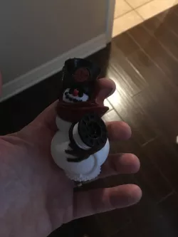 Geocache - Snowman Ornament Remix