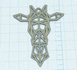 Giraffe Geometric - Girafe Geometrique