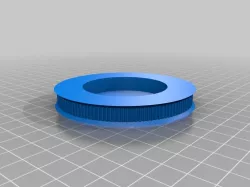 GT2 - 2mm - 125 dentes - 80 mm diametro