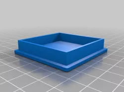Ikea Lack table foot for cutoff / shortened legs