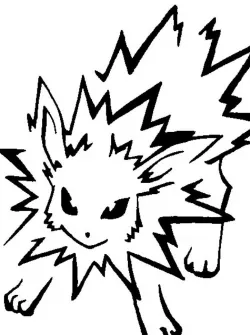Jolteon Stencil