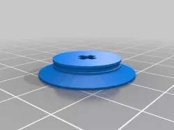 Lego-compatible Train Wheel for motorized bogie with notch for rubber band