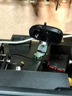 Logitech C270 bed support, turnable and with led mount, for Creality Ender 3