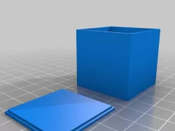 Mini impossible puzzle cube box