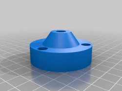 MPCNC rail support (M8 nut/rod, 25mm conduit)