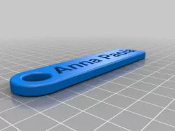 My Customized Personalized Key Chain - Anna Paola