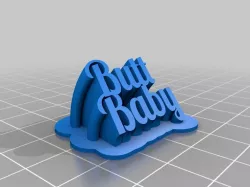 My Customized Sweeping 2-line name plate