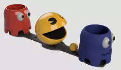 Pac-Man & Ghosts planters (multicolor)