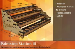 Paintstep station - Modular hobby paint system