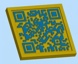 QR code-3d model