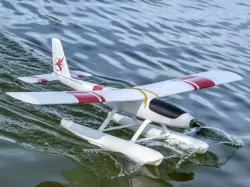 RC seaplane test part