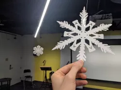 Realistic snowflake 1