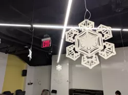 Realistic snowflake 2