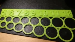 Ring size measuring tool (mm)