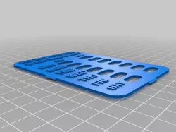 ROCKO TEETH Slider Task Reminder V2 Top Plate