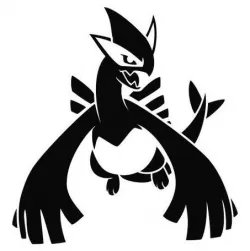 Shadow Lugia Stencil