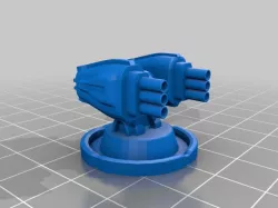 Star Wars Commander 28mm Rocket turret HD( smuggler) 